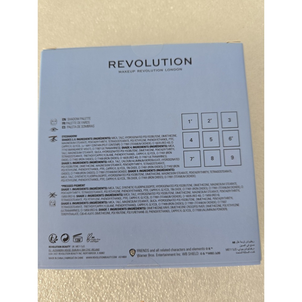 Revolution Makeup London "Friends" Eye shadow Palette "Phoebe" .035 oz New!! - Picture 3 of 4